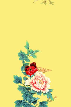 中国风印花华亿平台图片