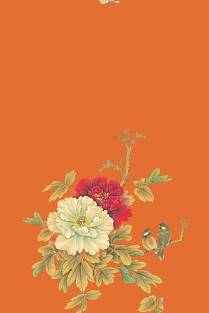 中国风印花华亿平台图片