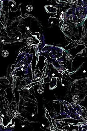 抽象印花华亿平台图片