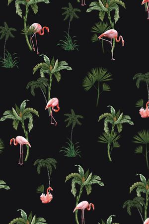 椰子树印花华亿平台图片