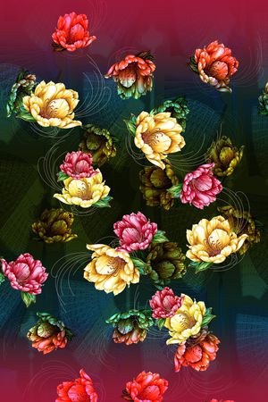 定位花印花华亿平台图片