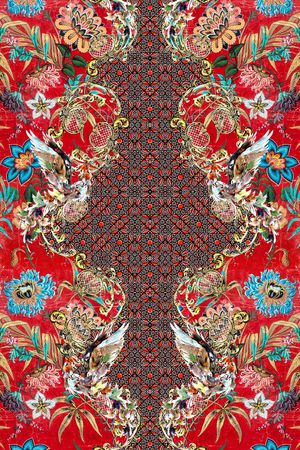 鸟印花华亿平台图片