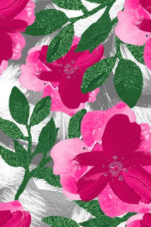 抽象印花华亿平台图片