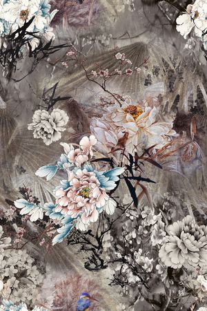 素雅印花华亿平台图片