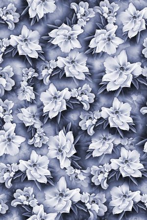 牡丹印花华亿平台图片