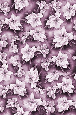 牡丹印花华亿平台图片