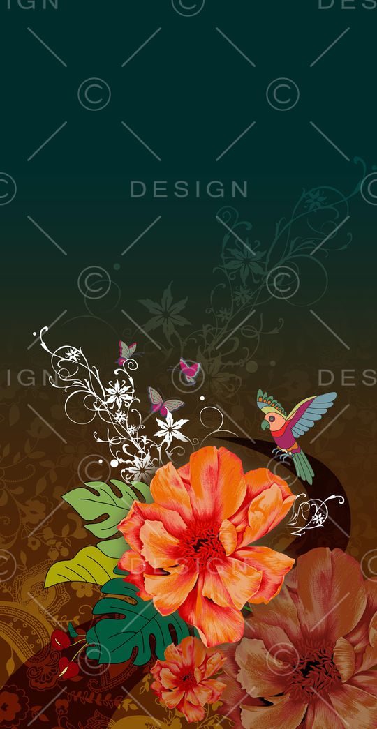 鸟印花华亿平台图片