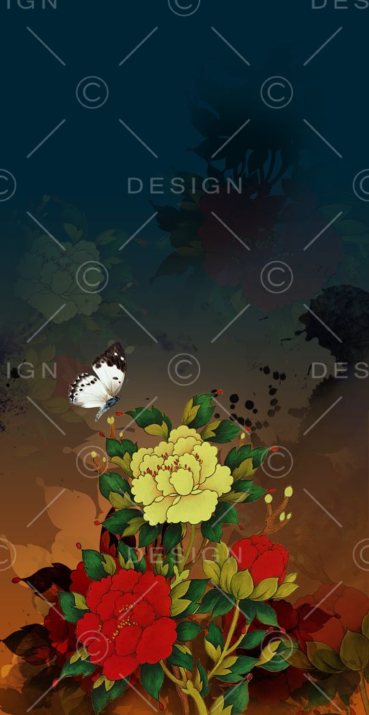 定位花印花华亿平台图片