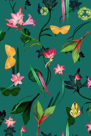 植物印花华亿平台图片