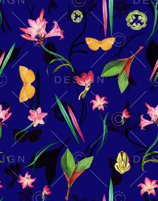 植物印花华亿平台图片