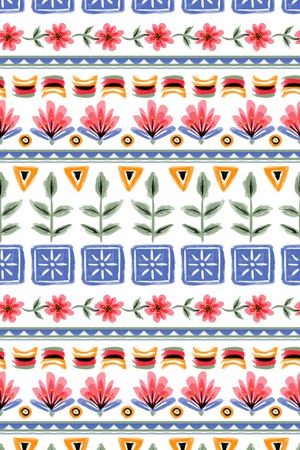 波西米亚印花华亿平台图片