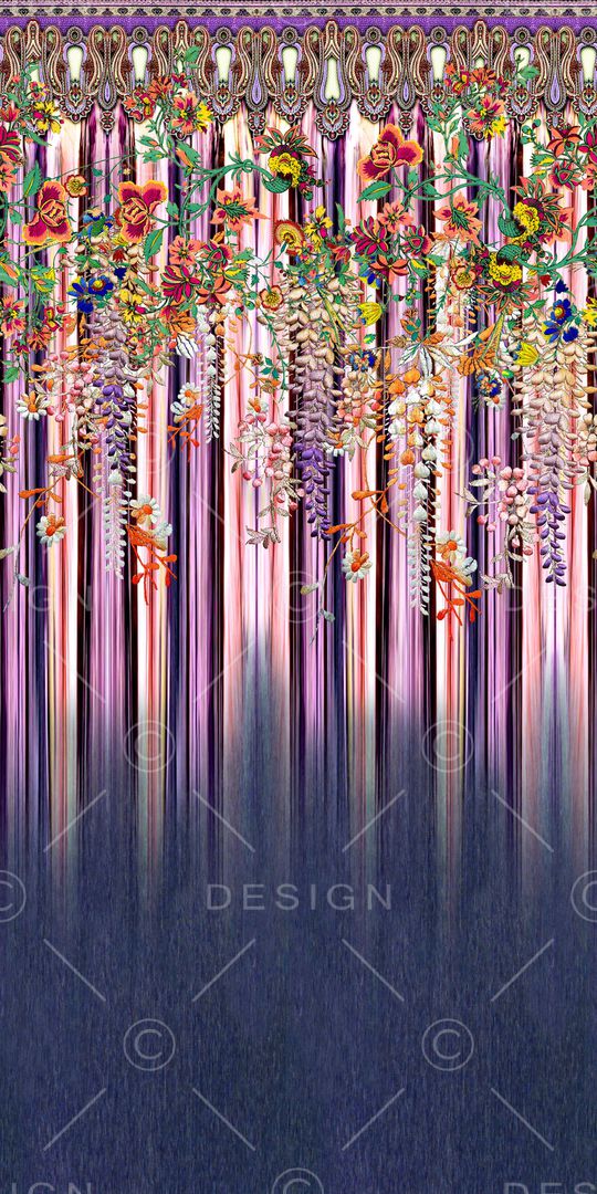 条纹印花华亿平台图片