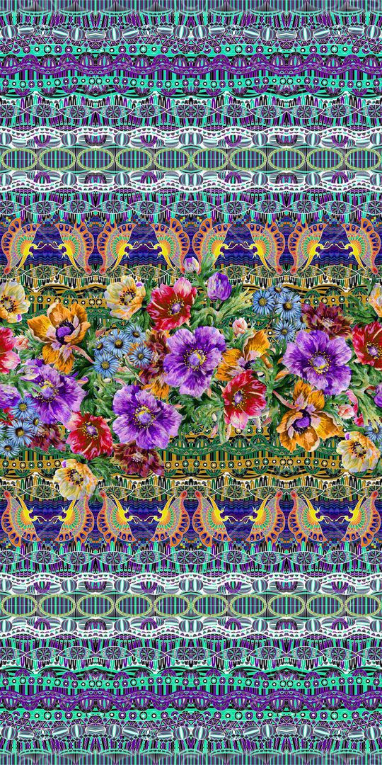 条纹印花华亿平台图片