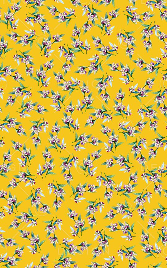 小碎花印花华亿平台图片