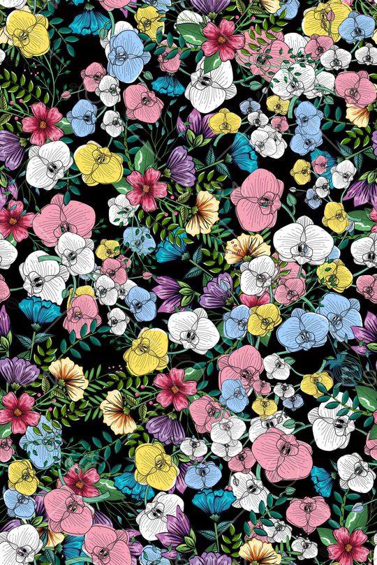 小碎花印花华亿平台图片