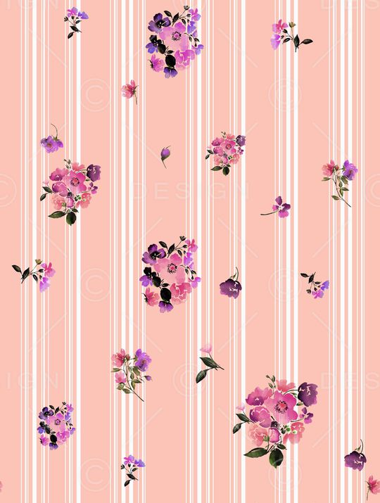 条纹印花华亿平台图片