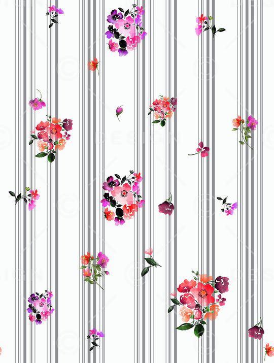 条纹印花华亿平台图片