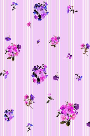 条纹印花华亿平台图片