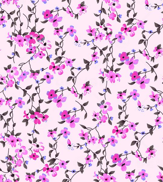 小碎花印花华亿平台图片