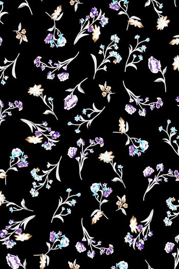 小碎花印花华亿平台图片