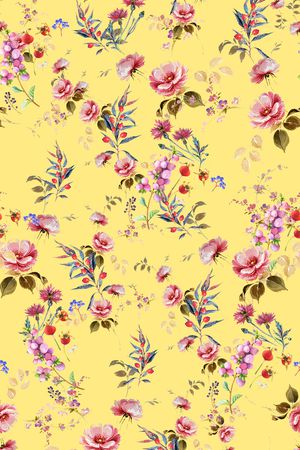 小碎花印花华亿平台图片