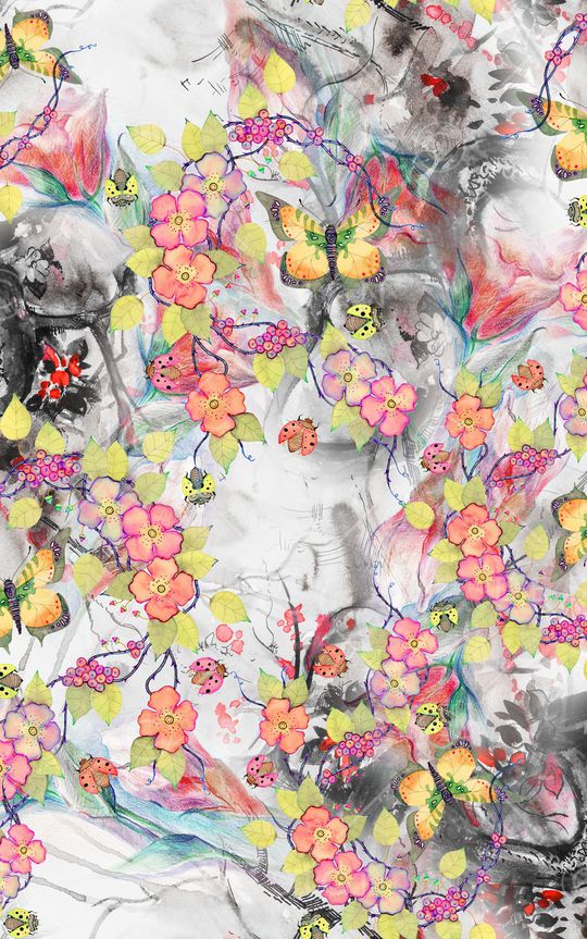 小碎花印花华亿平台图片