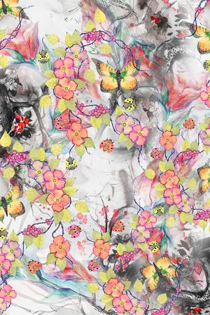 小碎花印花华亿平台图片