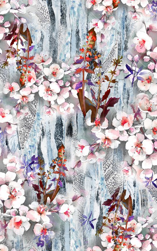 中国风印花华亿平台图片