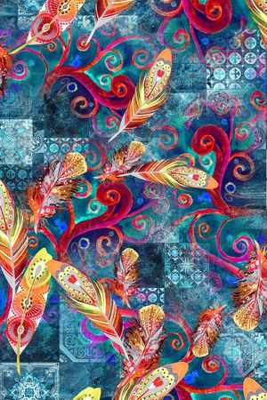 条纹印花华亿平台图片