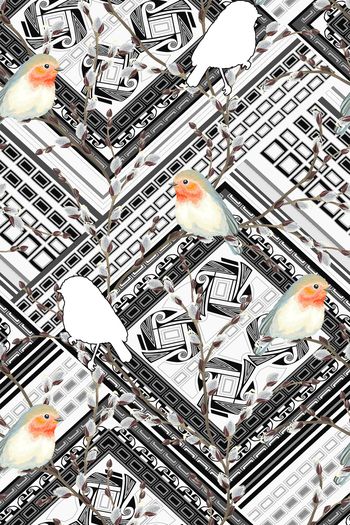 1049258-几何底纹花鸟-1