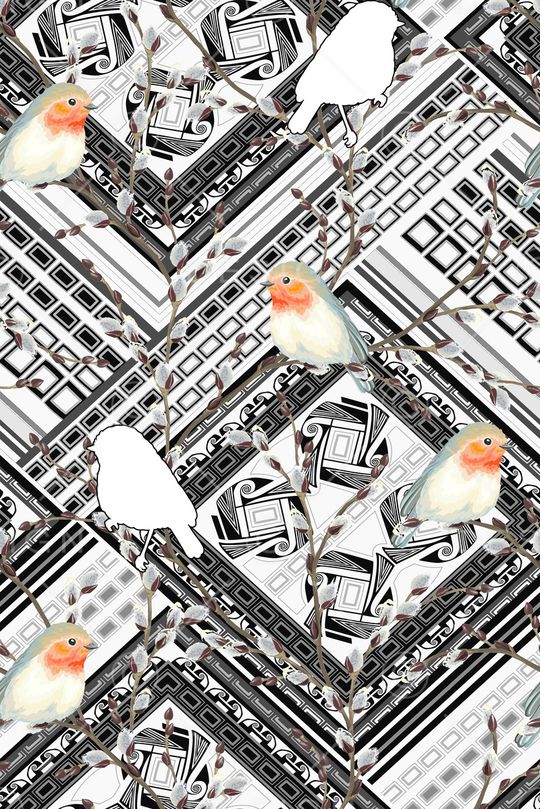 抽象印花华亿平台图片