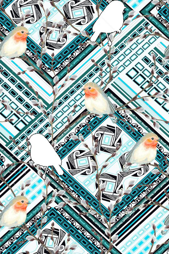 抽象印花华亿平台图片