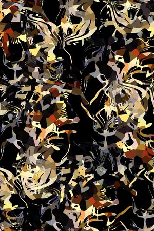 抽象印花华亿平台图片