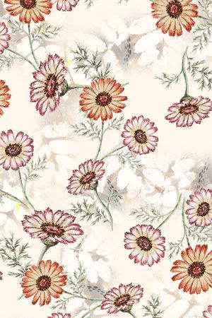 小碎花印花华亿平台图片