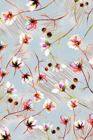 小碎花印花华亿平台图片