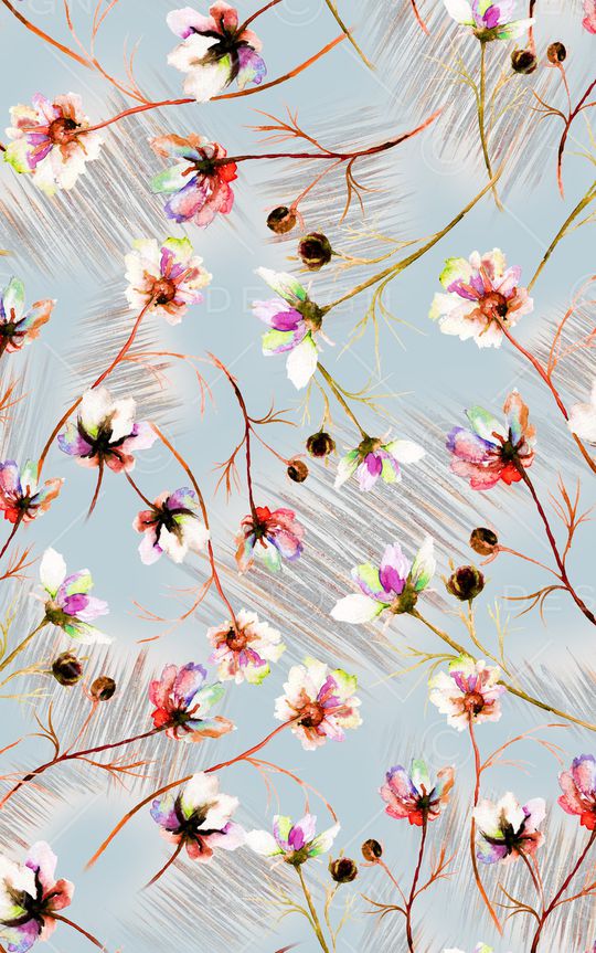 小碎花印花华亿平台图片