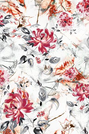 小碎花印花华亿平台图片