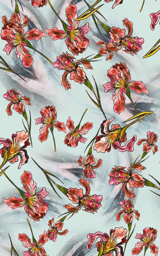 小碎花印花华亿平台图片