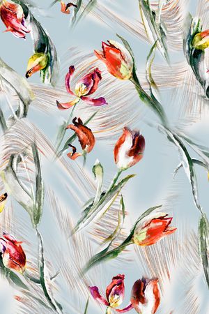 小碎花印花华亿平台图片