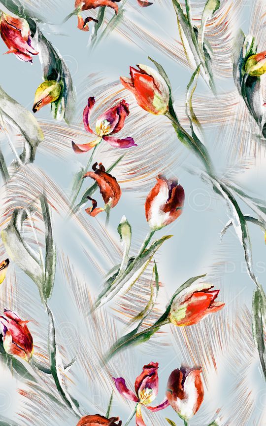 小碎花印花华亿平台图片