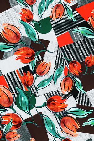 小碎花印花华亿平台图片