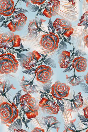 小碎花印花华亿平台图片