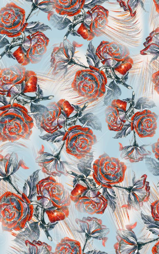 小碎花印花华亿平台图片