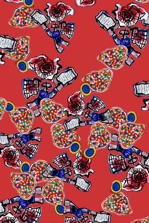 肌理印花华亿平台图片