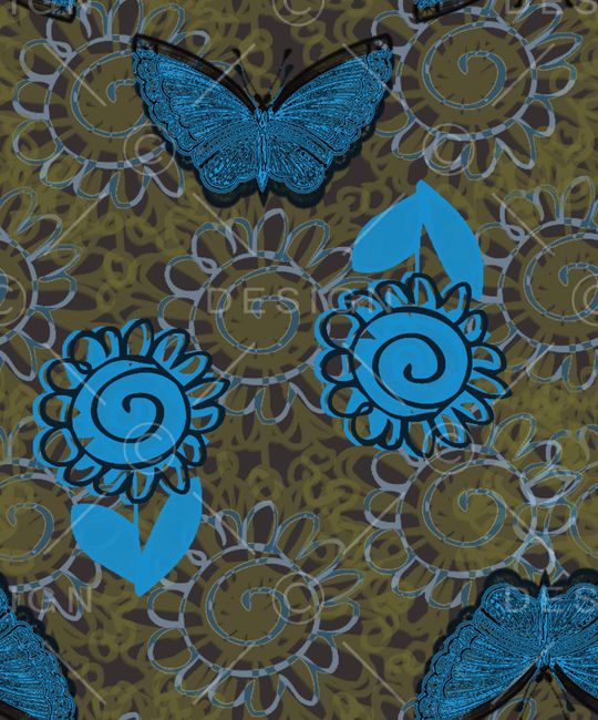 线条印花华亿平台图片