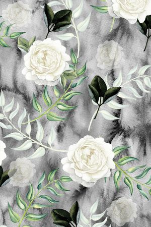 抽象花卉印花华亿平台图片