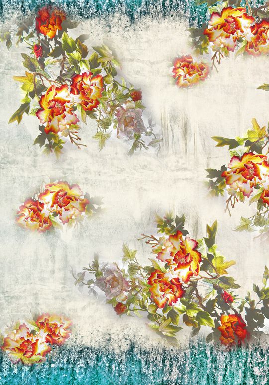 中国风印花华亿平台图片