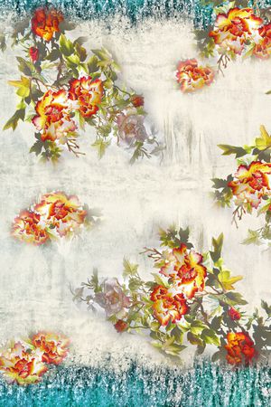 中国风印花华亿平台图片