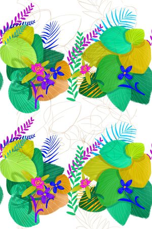 植物印花华亿平台图片