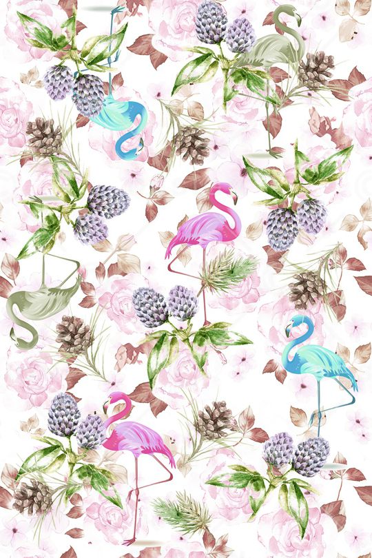 火烈鸟印花华亿平台图片